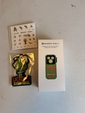 Olight Oclip Pro Zombie Green Clip on Flashlight and Patch. BNIB