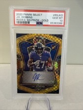 2020 Panini Select - J.K. Dobbins #RSJKD Rookie Signatures Gold Prizm /10