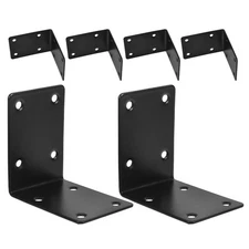  6 Pcs Furniture Corner Connector Bracket Brackets for Raised Beds