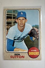 1968 Topps - Don Sutton #103 Ex Second Year Card