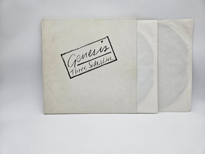 Genesis    Three Sides Live (Album) One side has no label!