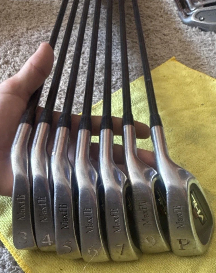 MAXFLI VHL Oversize Irons 3-PW NO 8! Regular Graphite Integrated TrueTemper RH - Image 2 of 4