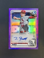 2020 Bowman Draft - Chrome Draft Picks Autographs Ian Bedell #CDA-IB Purple /250