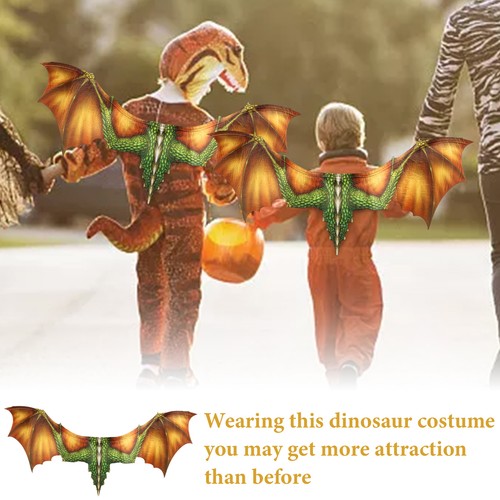 Halloween Dragon Wings Costume Fabric Cosplay Party Carnival Wings for Adults UK - Picture 11 of 22
