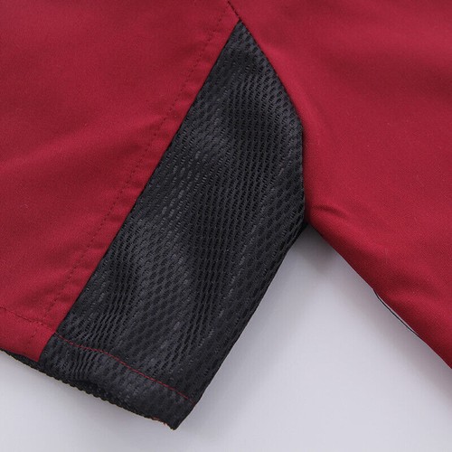Unisex Mesh Sleeve Chef Coat Jacket Restaurant Hotel Cook Short Clothes Uniform - Picture 8 of 21