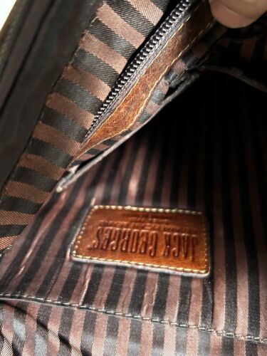 Jack Georges Voyager Messenger Bag Distressed Brown Look 7314 BRN - Picture 8 of 9