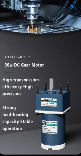 Riduttore Ingranaggio 12V 24V DC Motore 30W Alta Velocità Coppia Regolabile DC Motor CW CCW - Foto 7 di 16