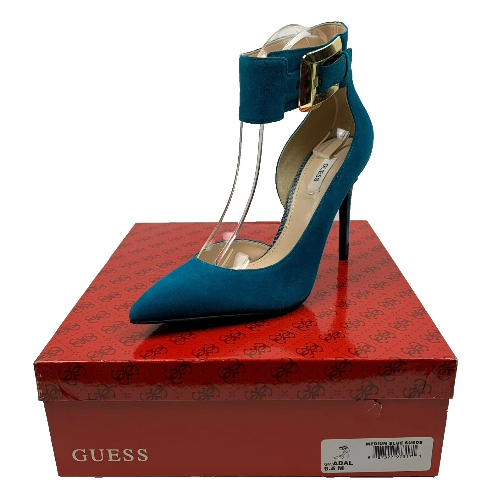 Tacones de negocios GUESS superior de cuero para mujeres