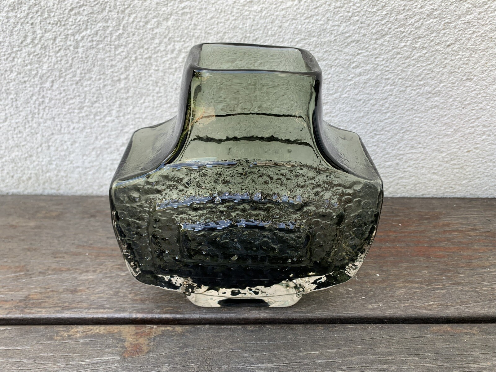 Original 1960s/1970s Whitefriars TV Vase Pewter Geoffrey Baxter