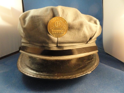Vintage Chauffeur's Hat 1961 Kentucky License Like New - Picture 4 of 10