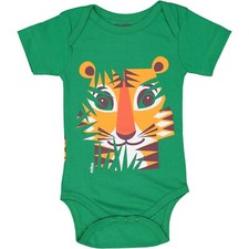 Body manches courtes Tigre bio Coq En Páte - 6 mois