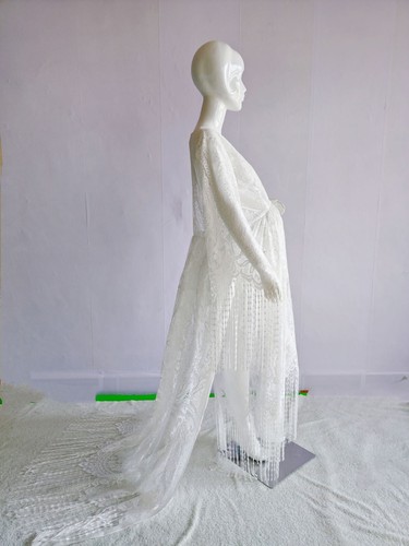 Pregnant Women Dress Maternity Lace Bohemia Sexy Gown For Photography Shoot - Picture 6 of 10