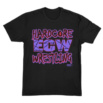 NEW ECW WWF WWE Invasion Hardcore Logo Shirt Taz Sandman