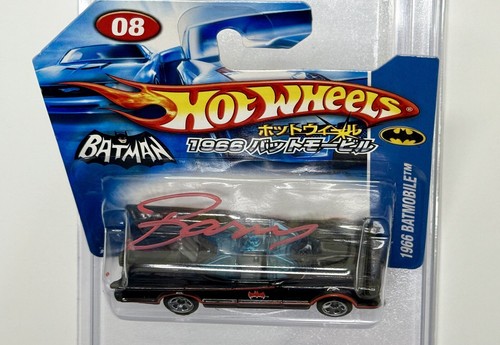Hot Wheels - 1966 Batmobile Japanese Short-Card Barris Hand Signed