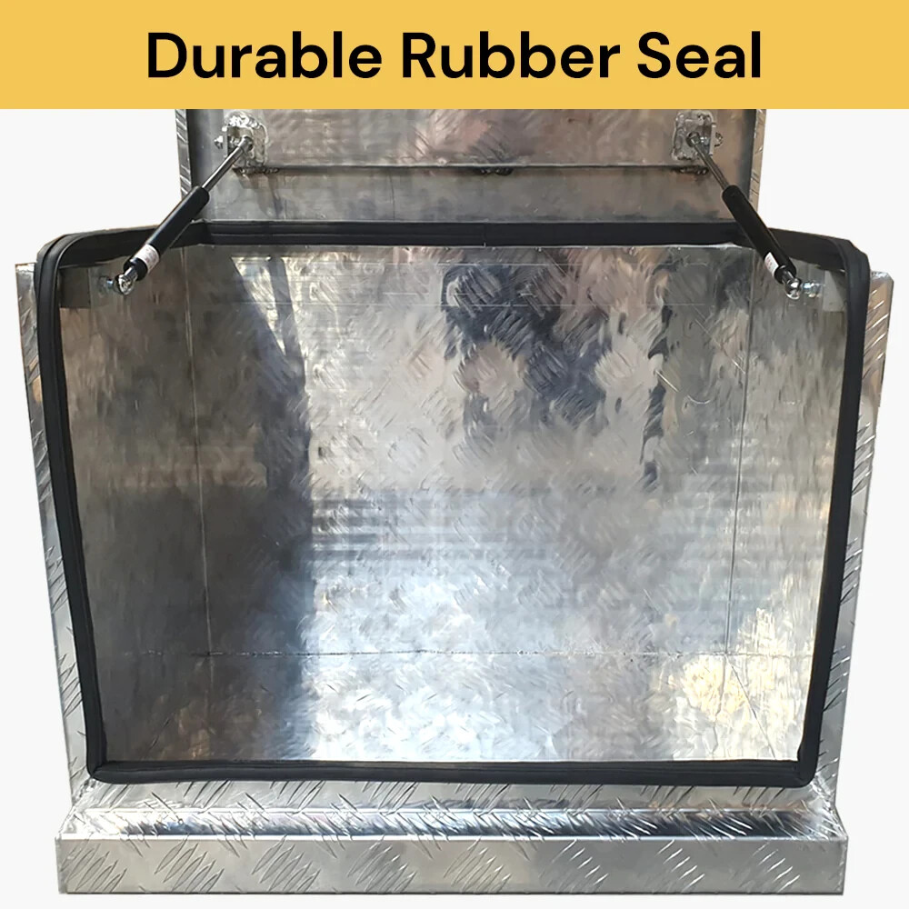 Aluminium Tool Box Trailer Draw Bar UTE Truck Heavy Duty Tool Storage w Lock AUS eBay