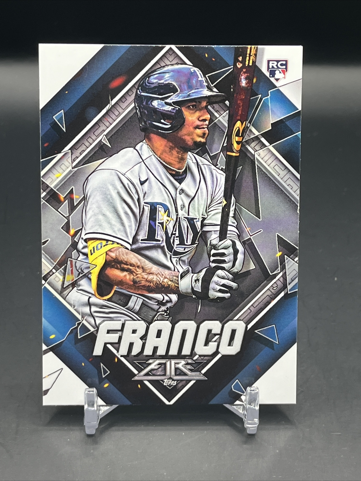 Wander Franco 2022 Topps Fire #128 Rookie RC Base