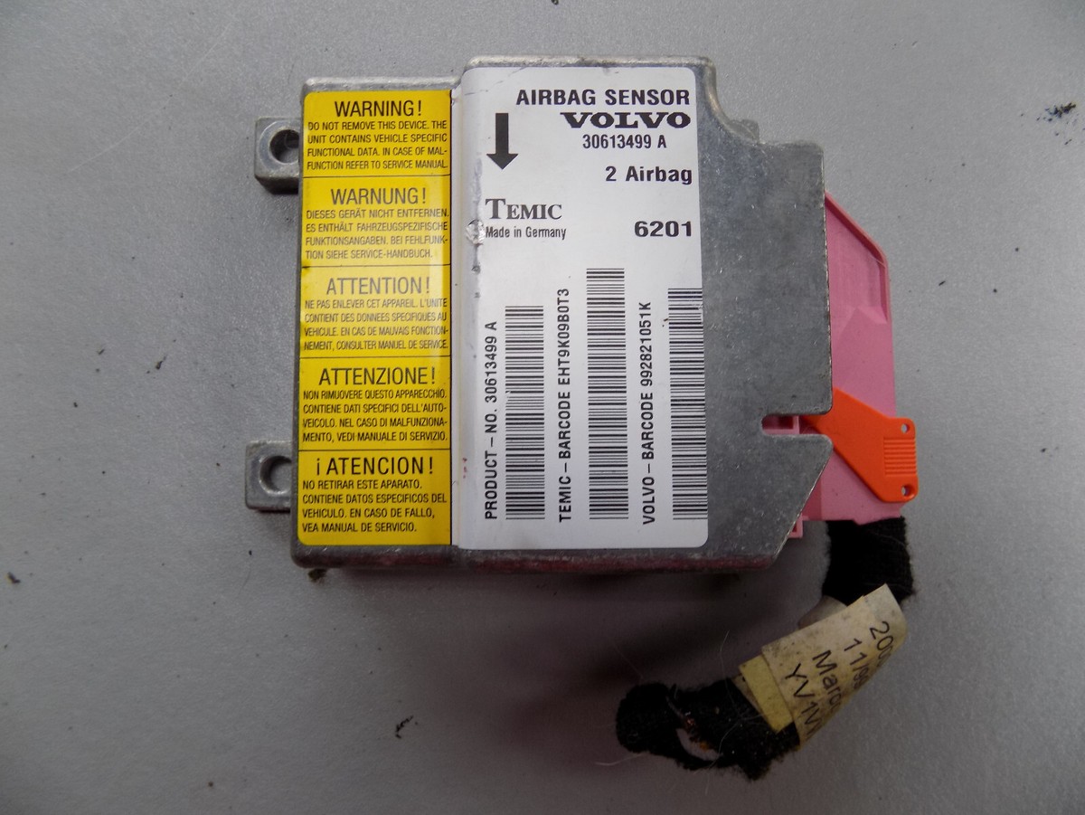 00 01 02 03 04 Volvo V40 S40 SRS Crash Sensor Module