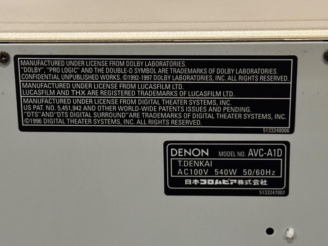 Denon Avc-A1D Av Amplifier Surround Sound Receiver Home