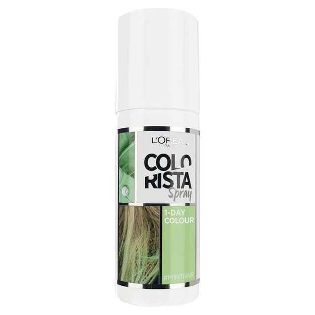 L’oreal Colorista MINT Green Spray Temporary 1 Day Hair Colour Wash out