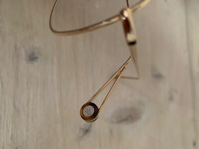 Ahlem  Ort Alberto Champagner  Gold Brille/ Brillengestell (Keine Sehstärke)