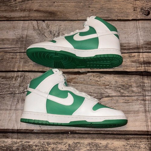 Nike Dunk Hi Retro Zapatos Estadio Verde Blanco DV0829-300 Para hombres Talla 8.5 NUEVO - Imagen 6 de 10
