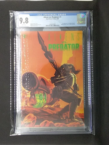 Aliens vs Predator #1 CGC 9.8 1990 Dark Horse Comics  1st App of Machiko Noguchi
