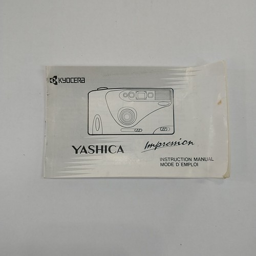 Yashica Kyocera Impression 35mm Point & Shoot Film Camera + Owners Manual & Case - Picture 11 of 17