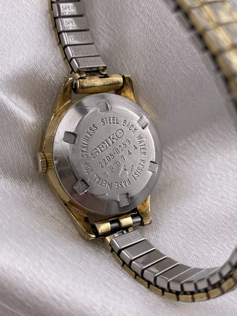 Vintage Seiko Hi-Beat 2205-0259 Women\'s 23mm Auto 17J SS Bracelet Japan Watch WTS] Vintage SEIKO Automatic Hi-Beat Ladies Watch, 17J 2205  main image 4