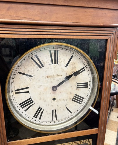 Railroad Station Regulator Clock C1900s Philadelphia Train Station - Picture 3 of 23