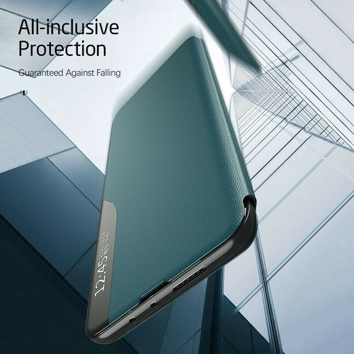 Case For Samsung S23 S22 Ultra S21 S21 FE S20 S10 Smart View Leather Flip Cover - Bild 9 von 19