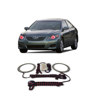 Bright Red Angel Eye Headlight Halo kit for Toyota Camry 10-11