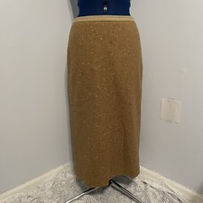 Country Road Vintage Tan Wool Skirt Size 4