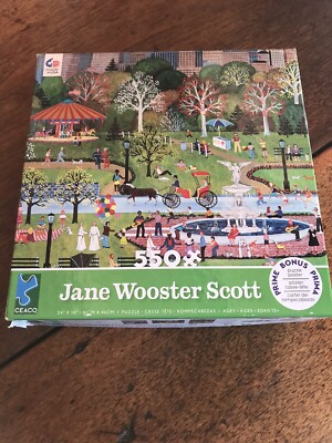 Jane Wooster Scott Springtime In Central Park 550 PC Puzzle Ceaco