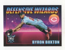 2021 TOPPS BIG LEAGUE BASEBALL DEFENSIVE WIZARDS BYRON BUXTON MINNESOTA TWINS