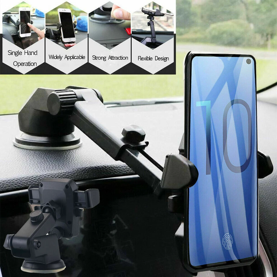 Lot Car Windshield Mount Holder AirVent Dash Suction Cradle For Cell Phone - Image 2 of 4