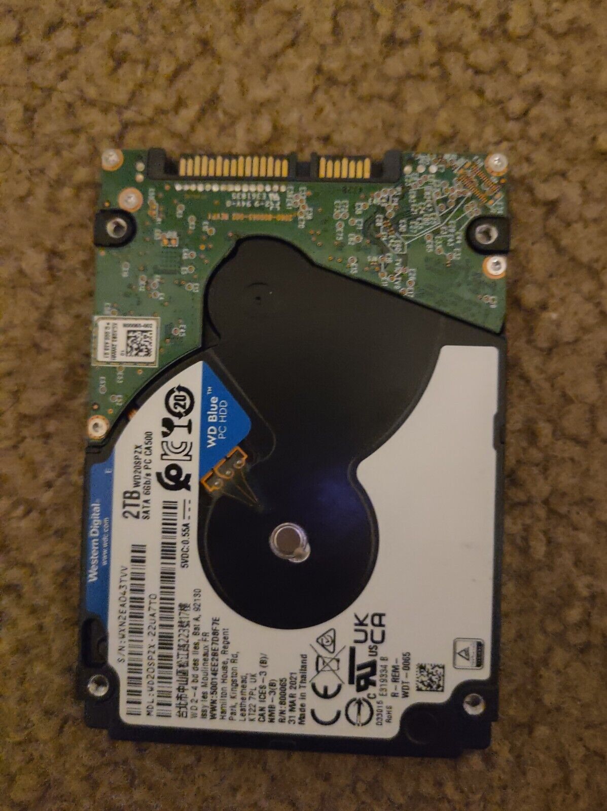 skab Tog puls Western Digital 2TB 2.5" 128MB SATA III Hard Drive for Laptops, PS4 (WD20SPZX) 718037847405 | eBay skab Tog puls Western Digital 2TB 2.5" 128MB SATA III Hard Drive for Laptops, PS4 (WD20SPZX) 718037847405 | eBay