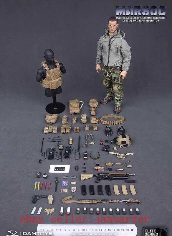 DAMTOYS　MARSOC　TEAM OPERATOR　78007 Perfect Damtoys 78007 1/6 Marsoc Special Ops Team Operator Action