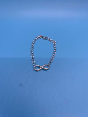 Tiffany & Co Sterling Silver Infinity Link Bracelet - Picture 3 of 6