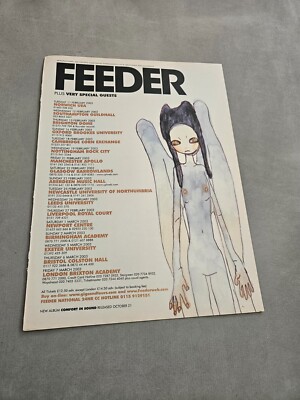 TPEEP185 MAGAZINWERBUNG 11 X 8'' FEEDER - FEBRUAR MÄRZ 2003 TOURDATEN 