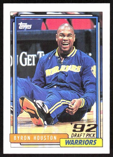 BYRON HOUSTON 1992-93 TOPPS #338 RC GOLDEN STATE WARRIORS