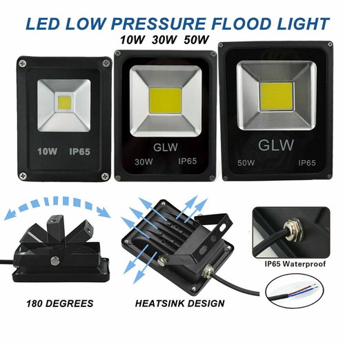 LED Flood Light 10W-300W Spotlights Cool/Warm White Garden Waterproof Floodlight - Picture 6 of 24