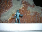MARX 1953 60MM 7th CAVALRYMAN DRAWN SWORD PISTOL TOY SOLDIER RIN TIN TIN PLAYSET