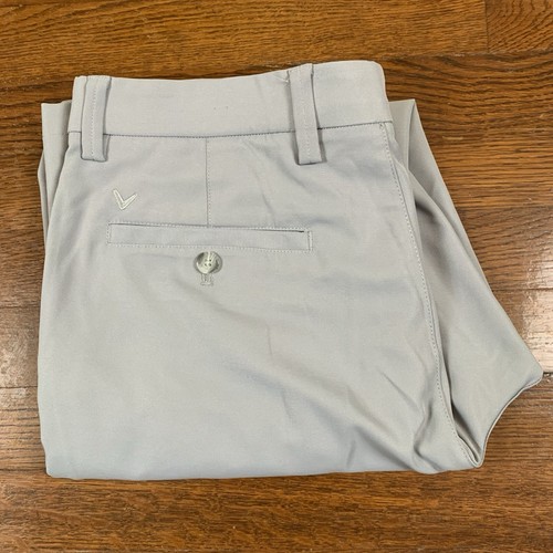 Callaway Golfhose Herren 34x30 grau sportlich Performance Stretchbund