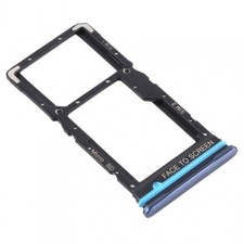 Sim Tray For Xiaomi Mi 10T Lite Sd Card Adapter Replacement Gray Black