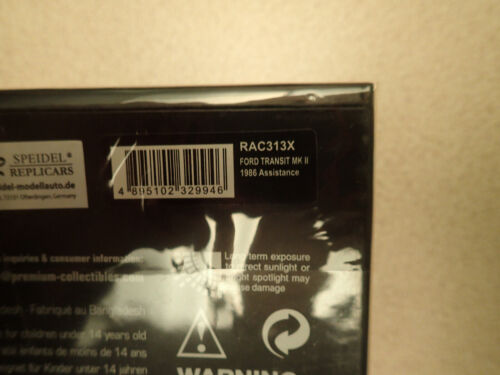 Ixo RAC313X 1:43 Ford Transit MK II 1986 Rally Assistance Sealed - Picture 10 of 10