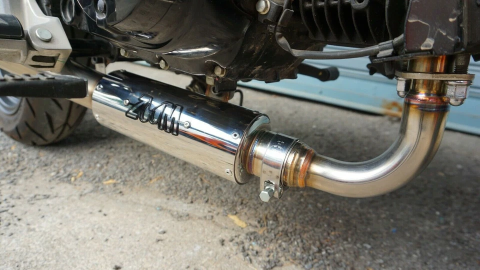 Escape bruto ZoOM Honda GROM 125 MSX SF OG 2013-2020 sistema completo montaje bajo EE. UU. Foto 4 de 4