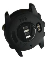 Back Case For Garmin Watch Forerunner 745 Black Repair Bottom Cover