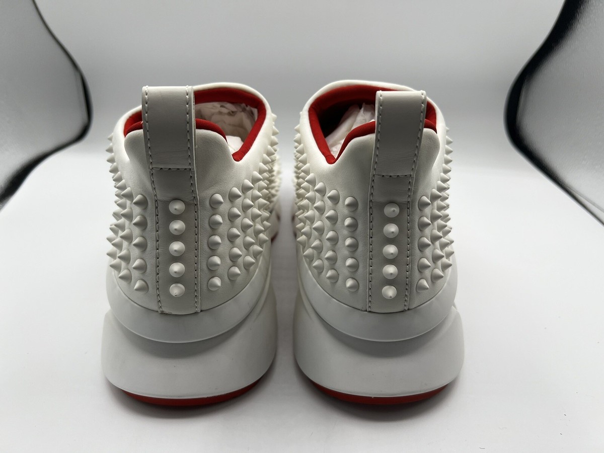 CHRISTIAN LOUBOUTIN SPIKE SOCK DONNA FLAT NEOPRENE WHITE CHRISTIAN LOUBOUTIN SPIKE SOCK DONNA FLAT NEOPRENE WHITE
