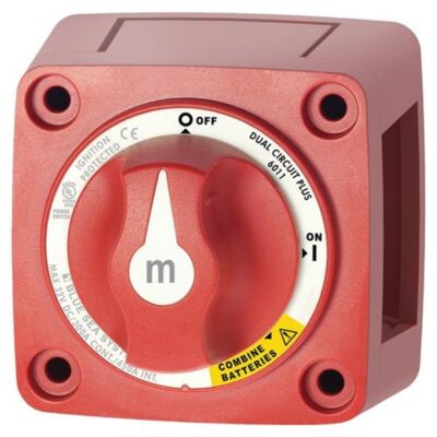Blue Sea 6011 Mini Dual Circuit Plus Battery Switch Boat Yacht Caravan Marine Z8
