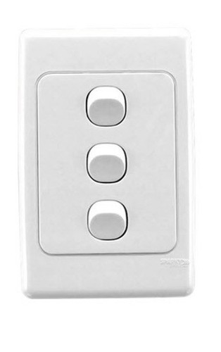 10A AMP Vertical Double Single Power Point Gang Wall Switch Socket outlet GPO - Picture 3 of 16